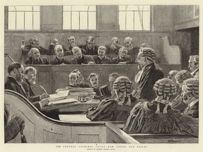 El Tribunal Penal Central, Nuevo Tribunal, Old Bailey de Robert Barnes